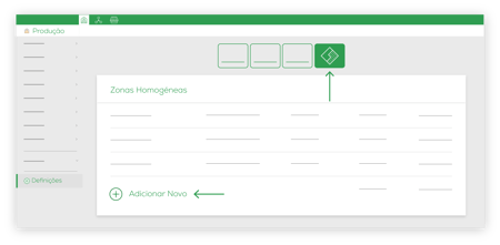 Produção Def - UP - Zonas Homogéneas- Adicionar Novo