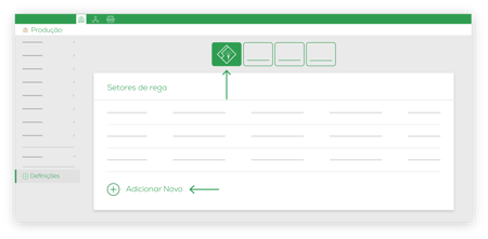 Produção - Rega - Setores - Adicionar Novo